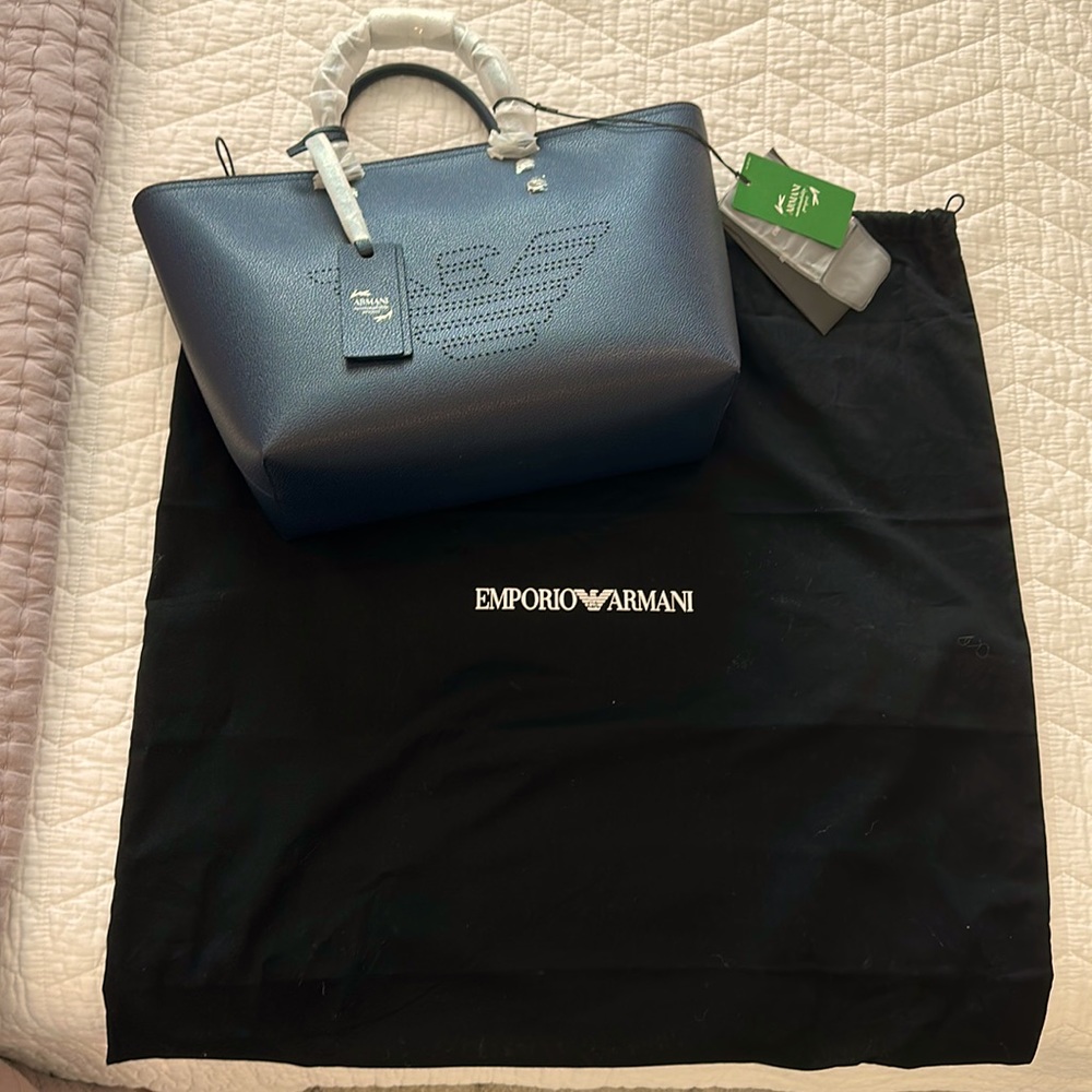 Emporio Armani sustainability project tote bag